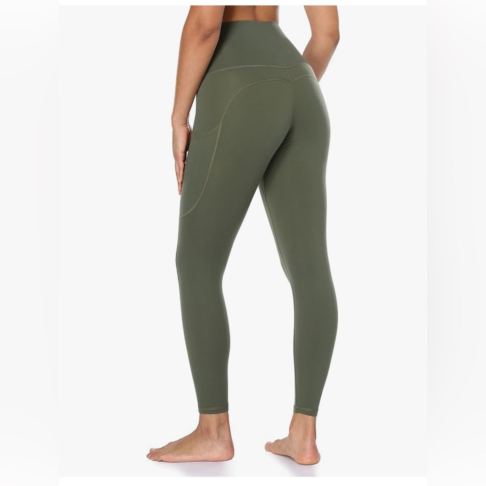 Army Green YUNOGA Buttersoft Leggings